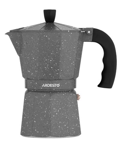 ყავის მადუღარა Ardesto Coffee Maker Gemini Molise, 6 cups, grey, aluminum  - Primestore.ge