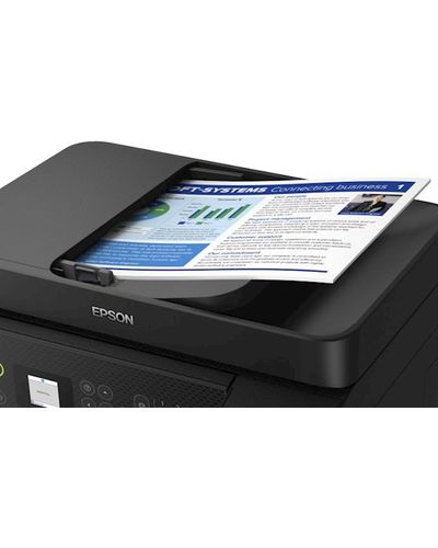 Printer Epson C11CJ65407 EcoTank MFP L5290, MFP, A4, Wi-Fi, USB, Black, 3 image