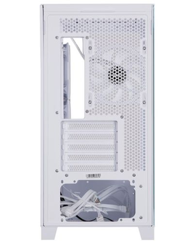 Case 2E Gaming Computer case Fantom GK701W, without PSU, 2xUSB 3.0, 1xUSB Type-C, 4x120mm ARGB, controller with remote, TG Side/Front Panel, mATX, White, 6 image