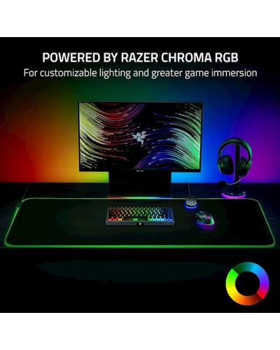 მაუსპადი Razer Mouse Pad Goliathus Chroma RGB 3XL (1200x550x4mm), black , 4 image - Primestore.ge