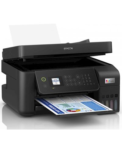Printer Epson C11CJ65407 EcoTank MFP L5290, MFP, A4, Wi-Fi, USB, Black, 2 image