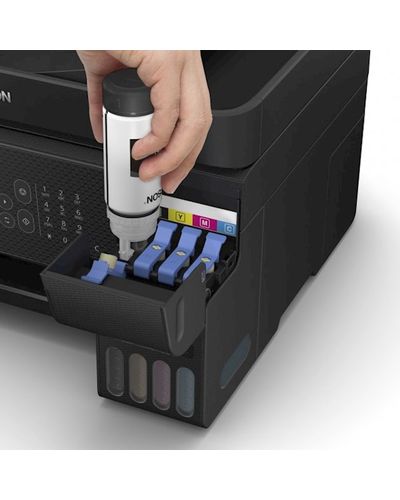 Printer Epson C11CJ65407 EcoTank MFP L5290, MFP, A4, Wi-Fi, USB, Black, 5 image