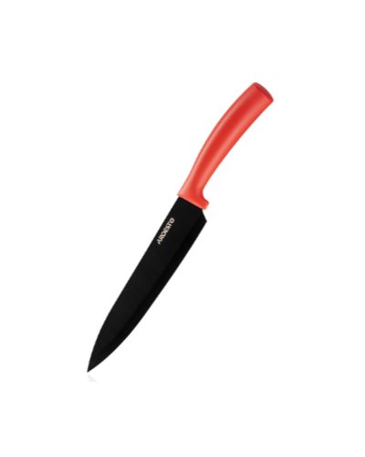 Set of knives Ardesto Black Mars Knives Set 3 pcs, red, stainless steel, plastic, 4 image