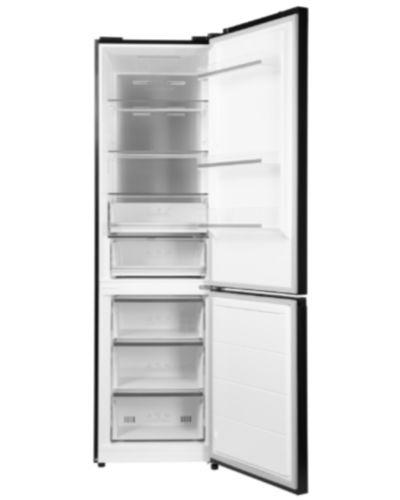 მაცივარი Ref ARDESTO with bottom freezer, 201.8x59.5x66, ref-256L, freez.-122L, 2doors, A+, NF, display ext, fresh zone, black , 3 image - Primestore.ge