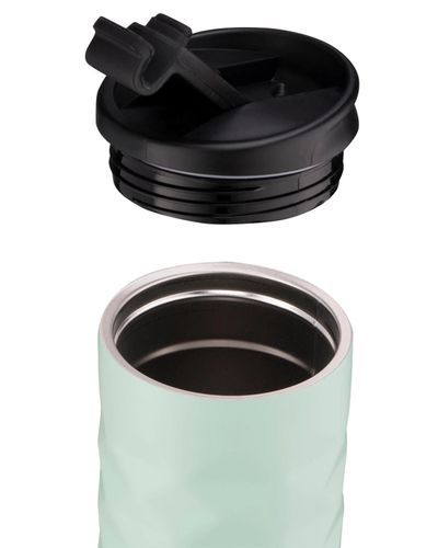 თერმოსი Ardesto Travel mug Bright City 400 ml, stainless steel, green , 3 image - Primestore.ge