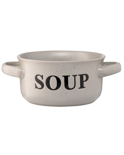 წვნიანის თასი Ardesto Bowl Alcor, 550 ml, gray, ceramics  - Primestore.ge
