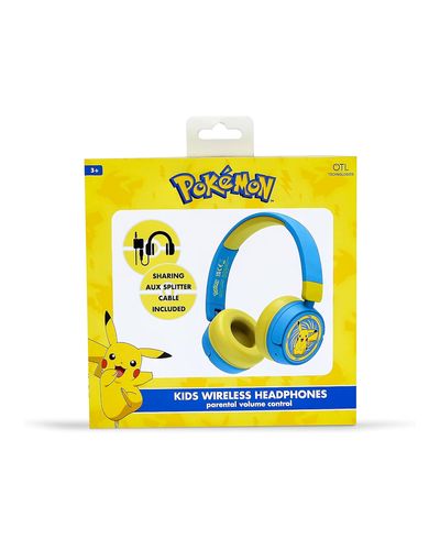ყურსასმენი OTL Pikachu Kids Wireless Headphones (PK0980) , 4 image - Primestore.ge