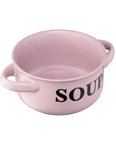 წვნიანის თასი Ardesto Bowl Alcor, 550 ml, pink, ceramics , 4 image - Primestore.ge