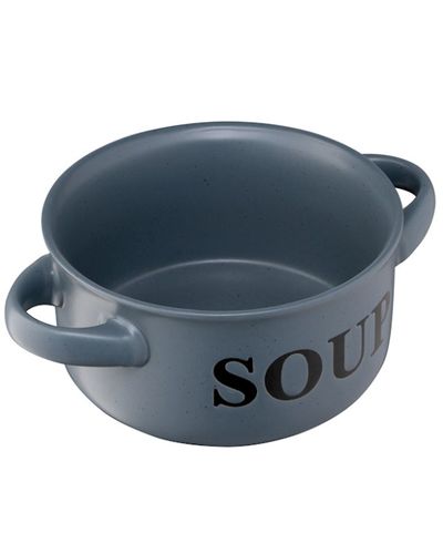 Soup bowl Ardesto Bowl Alcor, 550 ml, blue, ceramics, 4 image
