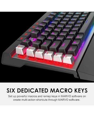 კლავიატურა MARVO KG965G  wired mechnical keyboard , 3 image - Primestore.ge