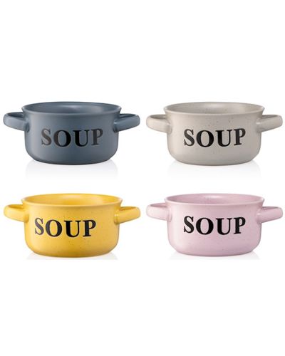 Soup bowl Ardesto Bowl Alcor, 550 ml, blue, ceramics, 5 image