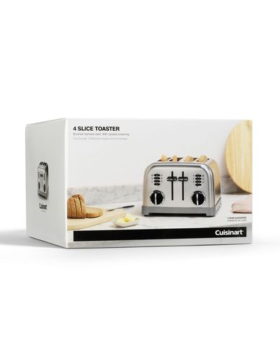 ტოსტერი Cuisinart CPT180E 4 Slice Toaster Silver , 4 image - Primestore.ge