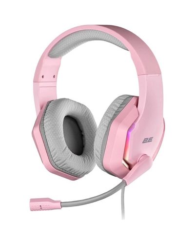 ყურსასმენი 2E HG315 Gaming Headset, Wired, RGB, USB, Pink , 2 image - Primestore.ge