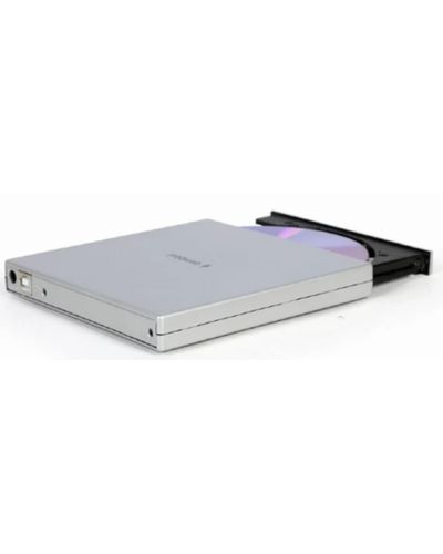 დისკის წამკითხველი Gembird DVD-USB-02-SV External USB DVD Drive Silver , 2 image - Primestore.ge