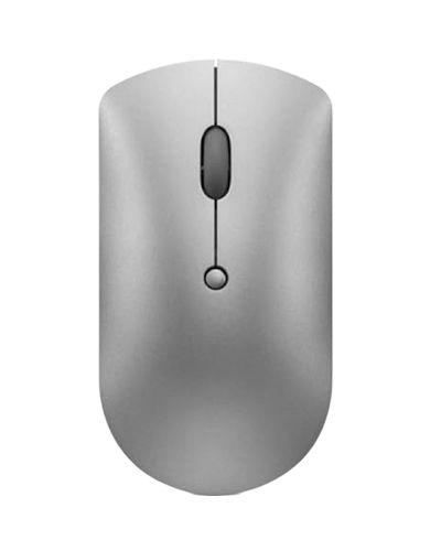 Mouse Lenovo 600 Bluetooth Silent Mouse, Blue Optical Sensor, Adjustable DPI, 4 Button, Microsoft Swift Pair, Windows, Chrome, GY50X88832, Gray