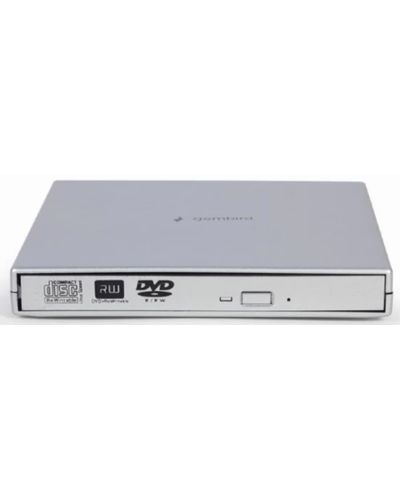 დისკის წამკითხველი Gembird DVD-USB-02-SV External USB DVD Drive Silver , 3 image - Primestore.ge
