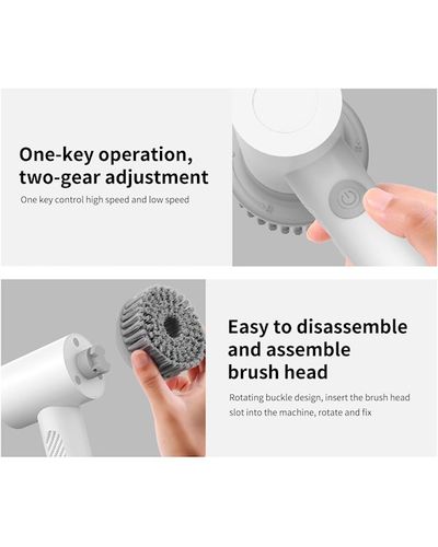 Multi-function cleaner Xiaomi Lydsto XL-DDQJS01, Multi-function Brush, White, 3 image