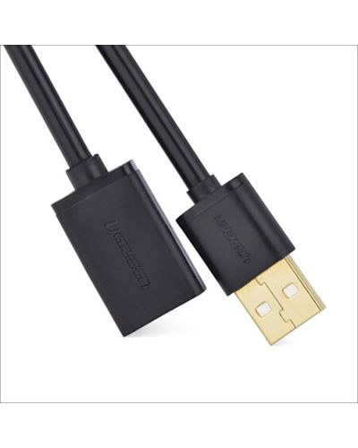 USB extension UGREEN 10317 USB 2.0 A Male to A Female Cable 3m (Black), 3 image