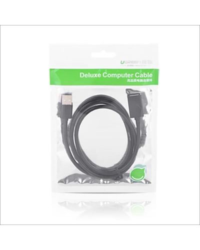USB extension UGREEN 10317 USB 2.0 A Male to A Female Cable 3m (Black), 4 image