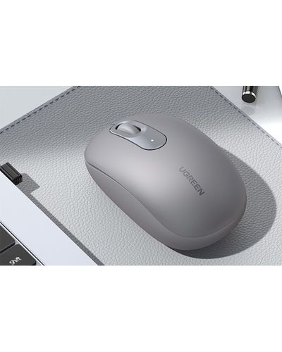 Mouse UGREEN MU105 (90669), Wireless, USB, Mouse, Moonlight Gray, 3 image