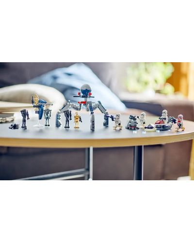 ლეგო LEGO Constructor STAR WARS TM CLONE TROOPER™ & BATTLE DROID™ BATTLE PA , 6 image - Primestore.ge