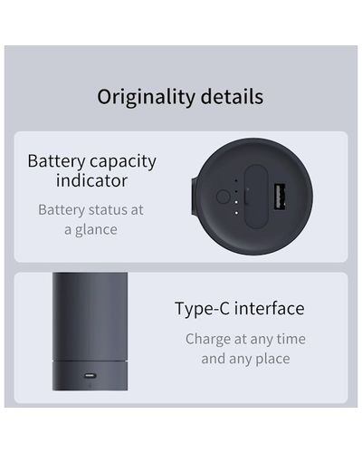 Multifunctional vacuum cleaner Xiaomi Lydsto YM-XCYJDY02, 0.2L, 10000mAh, 3in1, Jump Starter, PowerBank, Vacuum Cleaner, Black, 7 image