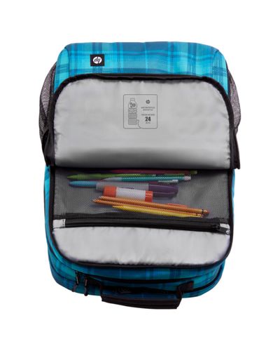 ნოუთბუქის ჩანთა HP Campus XL Tartan Plaid Backpack , 5 image - Primestore.ge