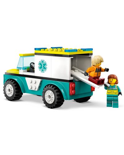 ლეგო LEGO Constructor CITY EMERGENCY AMBULANCE AND SNOWBOARDER , 3 image - Primestore.ge