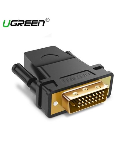 ადაპტერი UGREEN 20124 DVI 24+1 Male to HDMI Female Adapter (Black)  - Primestore.ge