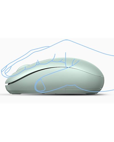 Mouse UGREEN MU105 (90672), Wireless, USB, Mouse, Celadon Green, 2 image