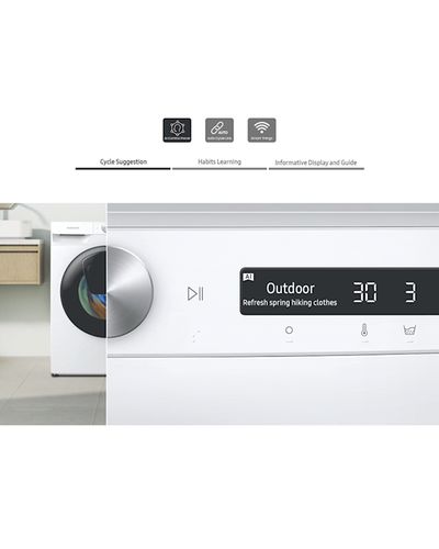 Washing machine Samsung WW90T554CAT/LD, 9Kg, A, 1400Rpm, Washing Machine, White, 7 image