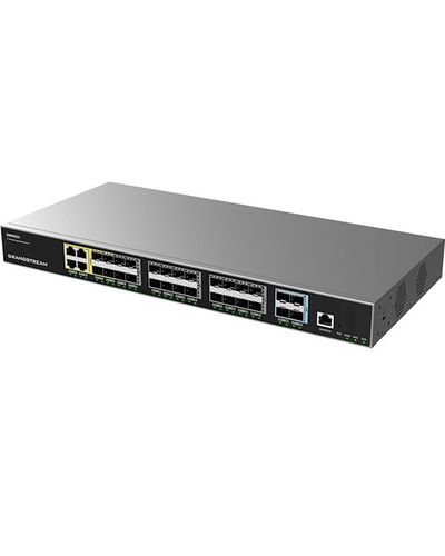 სვიჩი Grandstream GWN7831, Layer 3 Managed Network Switch, 24x SFP, 4x SFP+, 4x GbE combo, optional redundant PSU , 2 image - Primestore.ge