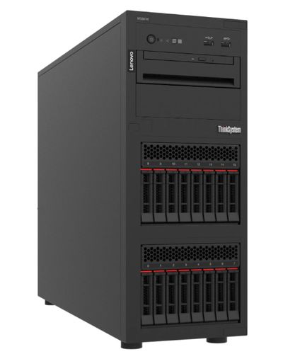 Processor Lenovo ThinkSystem ST250 V2 Xeon E-2378 (8C 2.6GHz 16MB Cache/65W), 1x32GB, O/B, 2.5" HS (8), 5350-8i, HS 750W Titanium, XCC Enterprise, No DVD