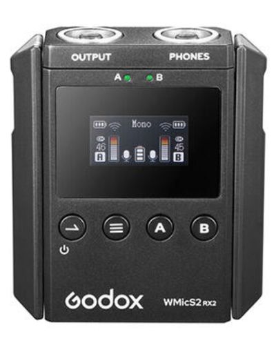 მიკროფონი Godox UHF Wireless Microphone System WMicS2 Kit 2 , 3 image - Primestore.ge