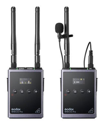მიკროფონი Godox UHF Wireless Microphone System WMicS1 Pro Kit1  - Primestore.ge