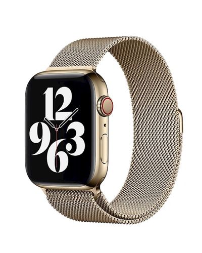 სმარტ საათის სამაჯური Wiwu 38/40 Minalo, Apple Watch Strap, Gold , 2 image - Primestore.ge