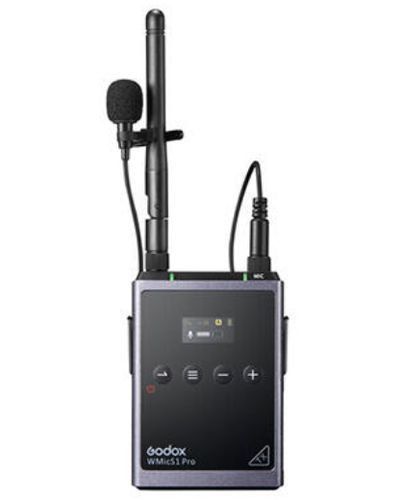 მიკროფონი Godox UHF Wireless Microphone System WMicS1 Pro Kit1 , 2 image - Primestore.ge