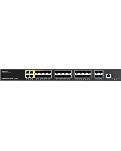 სვიჩი Grandstream GWN7831, Layer 3 Managed Network Switch, 24x SFP, 4x SFP+, 4x GbE combo, optional redundant PSU , 4 image - Primestore.ge