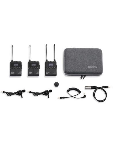 მიკროფონი Godox UHF Wireless Microphone System WMicS1 Kit 2 , 2 image - Primestore.ge