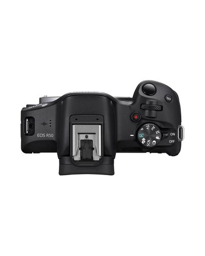 ციფრული ფოტოაპარატი Canon EOS R50 Mirrorless Camera with 18-45mm Lens (Black) , 4 image - Primestore.ge