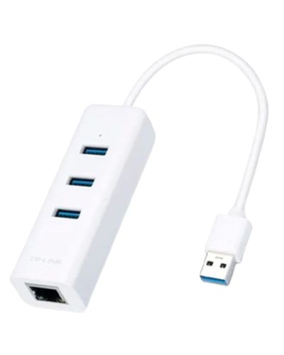 ადაპტერი TP-Link UE330 USB 3.0 3-Port USB HUB And Ethernet Adapter  - Primestore.ge