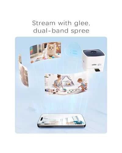 ვიდეო სათვალთვალო კამერა Blurams A12S FoldVue, Indoor Security Camera, White , 2 image - Primestore.ge
