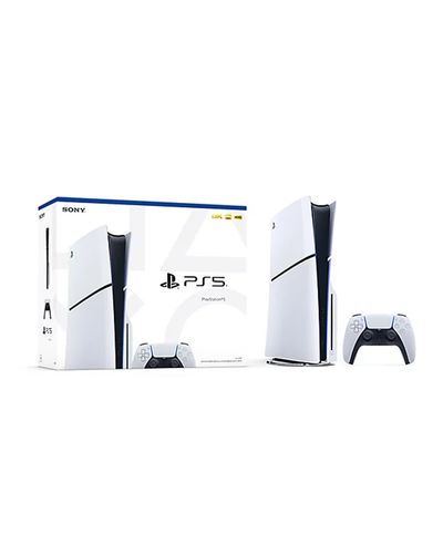 Gaming console Playstation 5 console Slim with CD version white D Chassis /PS5, 5 image