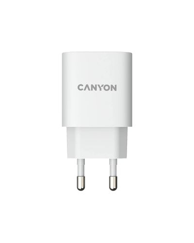 ადაპტერი Canyon 20W wall charger CNE-CHA20W02 USB-C White , 2 image - Primestore.ge