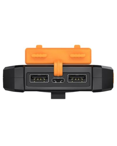 Portable charger Logilink PA0304 Solar Power Bank 8000mAh Flashlight 2xUSB Orange/Black, 5 image