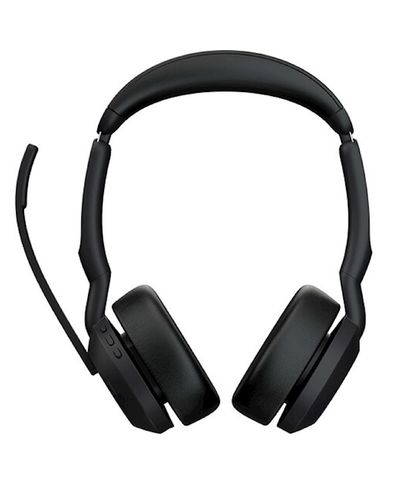 Headphone Jabra 25599-999-999 Evolve2 55, Link380a MS Stereo, Headset, Wireless, Bluetooth, USB, Black, 2 image