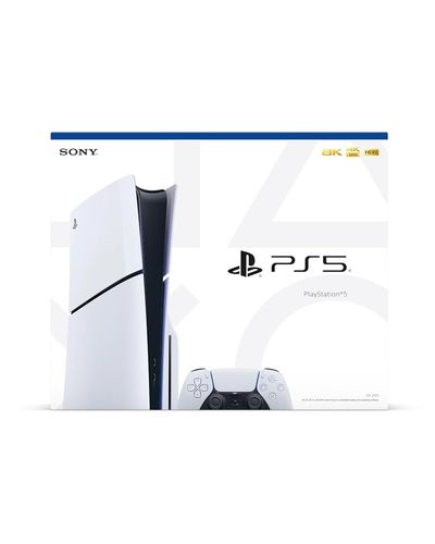Gaming console Playstation 5 console Slim with CD version white D Chassis /PS5, 4 image