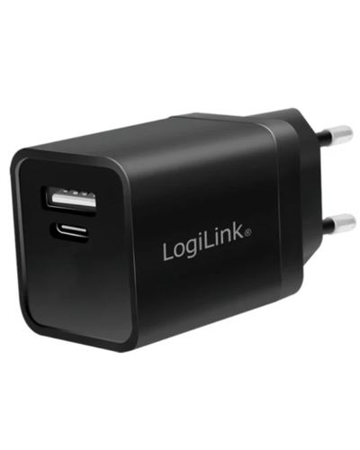 Adapter Logilink PA0300 USB travel charger set vehicle & socket charger 1x USB-A 1x USB-C 15 W black, 5 image