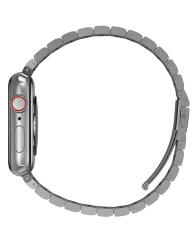 სმარტ საათის სამაჯური Uniq Strova Apple Watch Steel Link Band 45/44/42Mm , 2 image - Primestore.ge