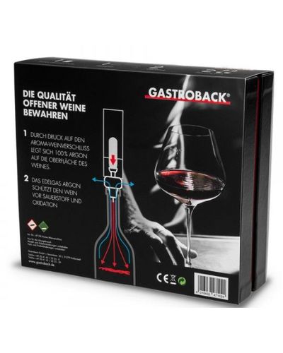 ღვინის ბოთლის ვაკუუმის აპარატი GASTROBACK 47102 Aroma Wine Preserver , 4 image - Primestore.ge